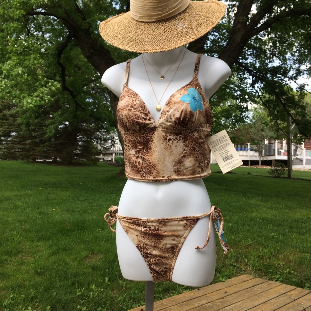 Two piece bathing suit